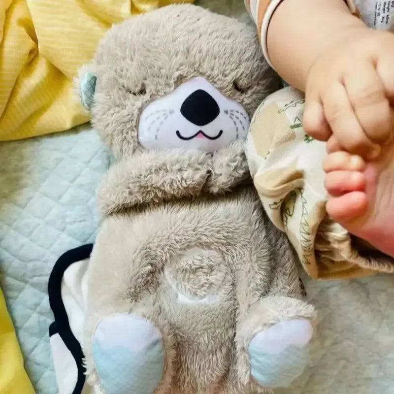 Breathing Otter Plush Toy