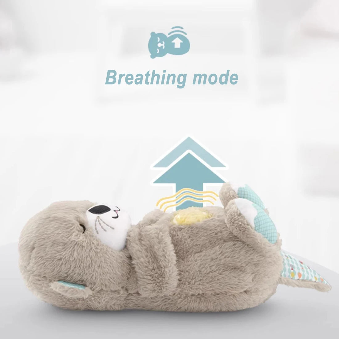 Breathing Otter Plush Toy